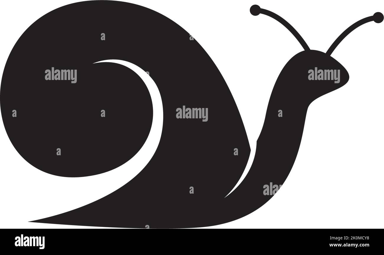 snail logo template vector icon illustration design Stock Vector Image ...
