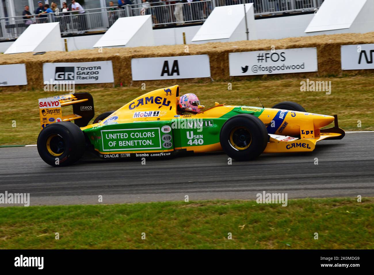 Lorina McLaughlin, Benetton-Ford B192, Grand Prix Greats, Grand Prix cars from the purely fossil fuel powered mechanically based mid fifties racers up Stock Photo
