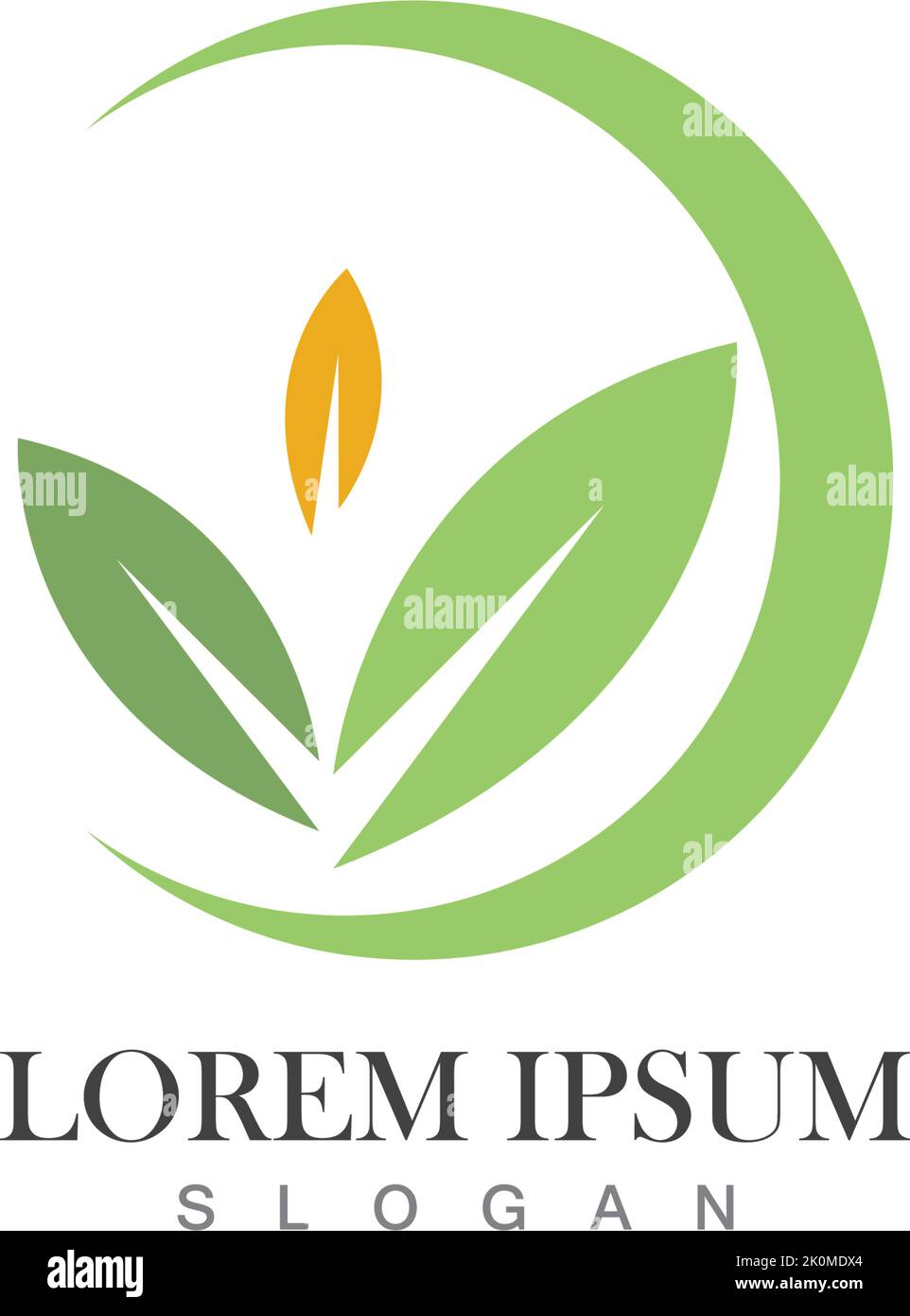 Nature leaf icon logo vector template Stock Vector Image & Art - Alamy