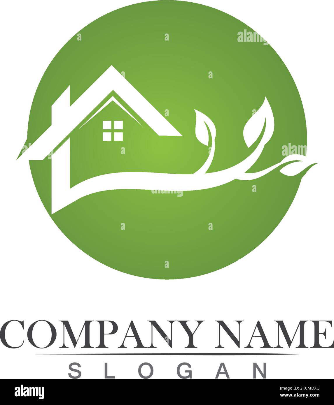 Building Home Nature Logo Design Template Stock Vector Image & Art - Alamy