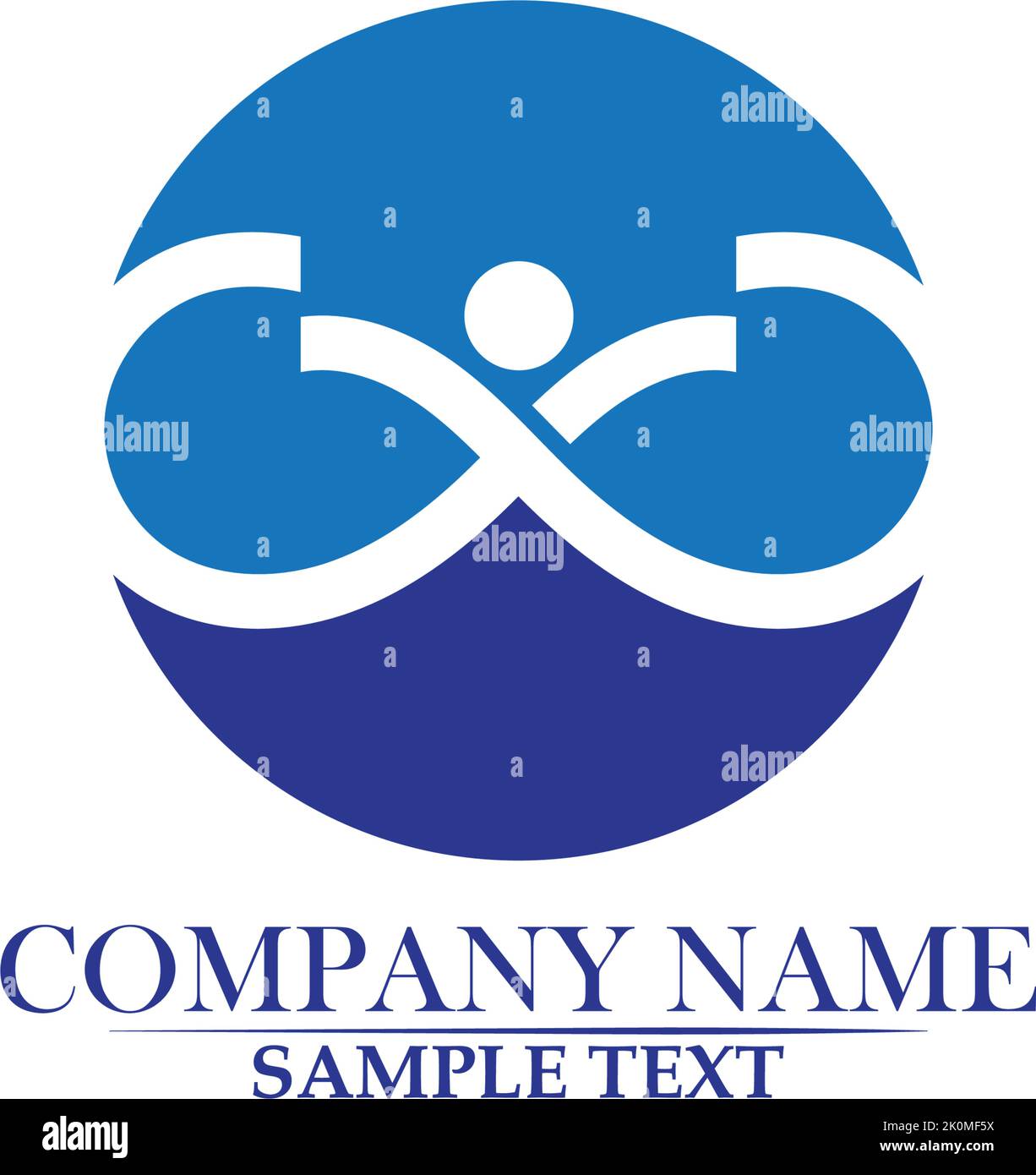 Infinity people Adoption and community care Logo template vector Stock Vector