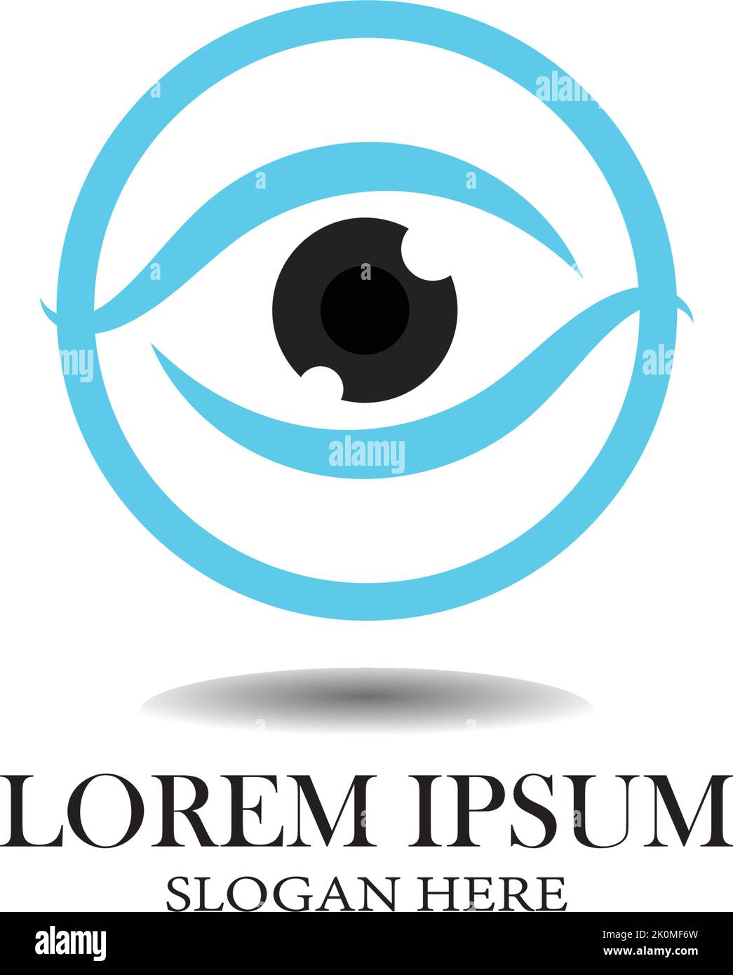 Eye care logo and symbols template vector icons app Stock Vector Image ...