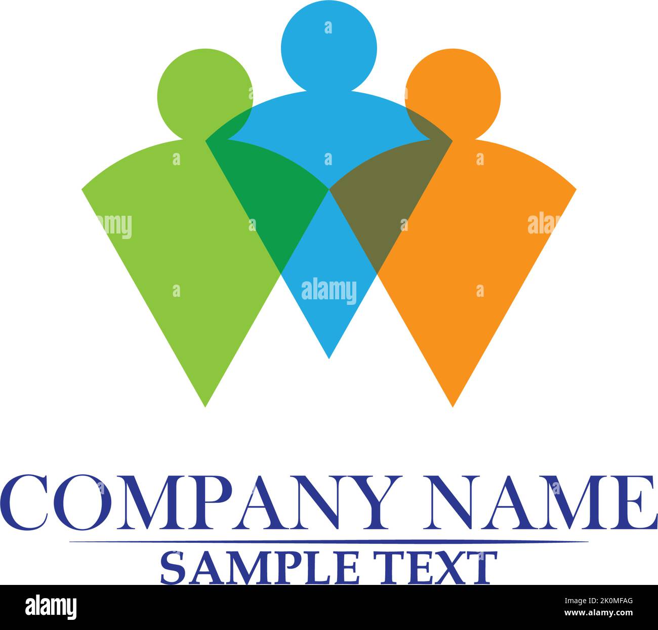 Community Care Logo People Icons In Circle Vector Concept Engagement