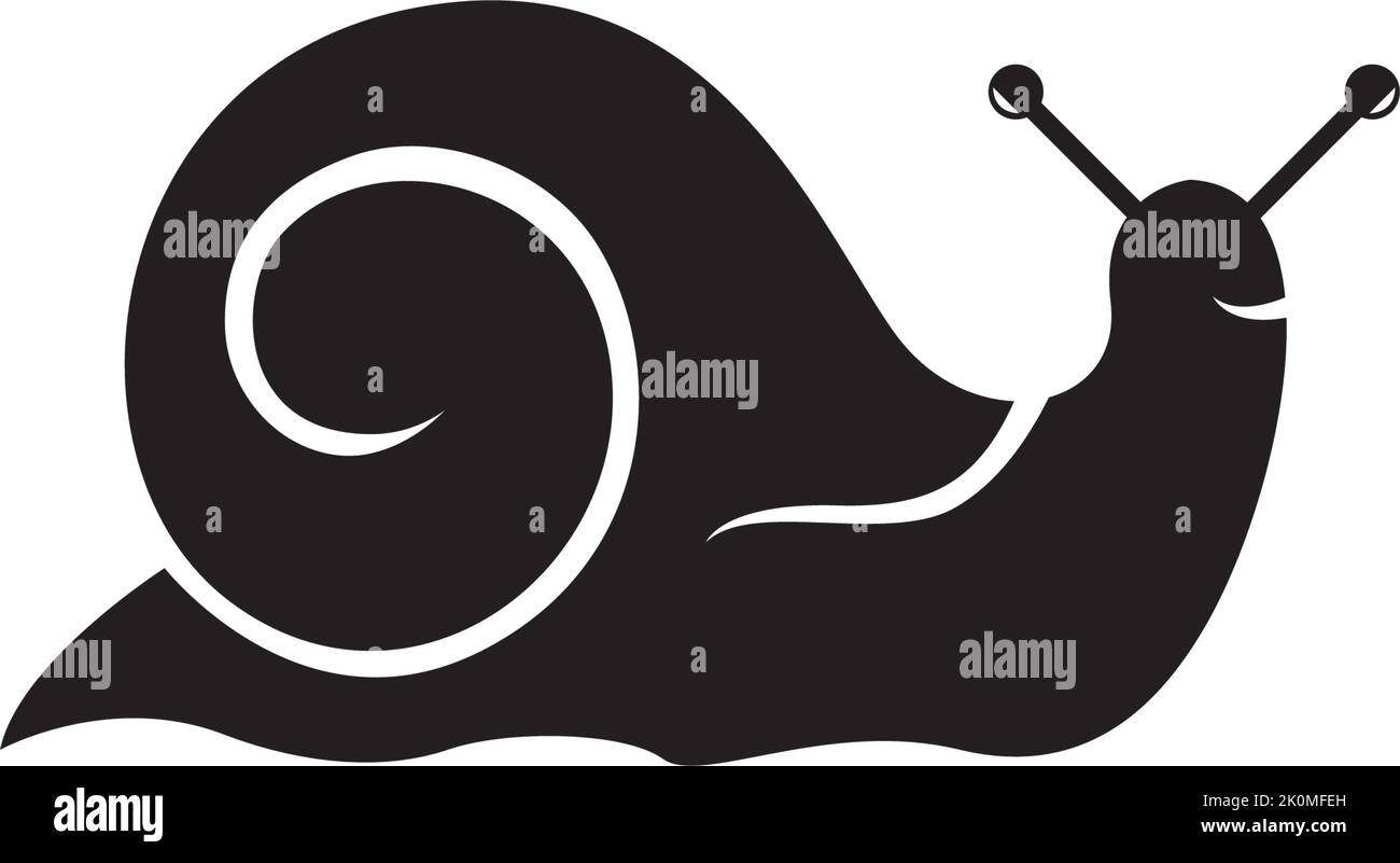 snail logo template vector icon illustration design Stock Vector Image ...
