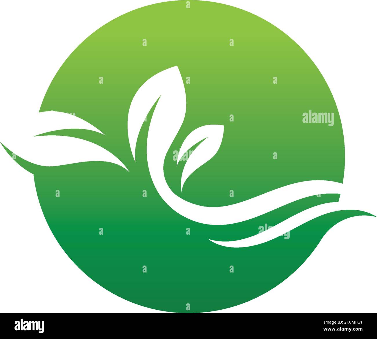 Tree leaf vector logo design eco friendly concept Stock Vector Image ...