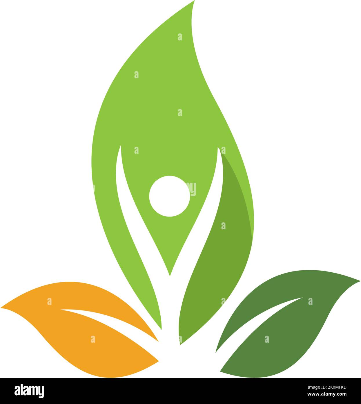 Tree leaf vector logo design eco friendly concept Stock Vector Image ...