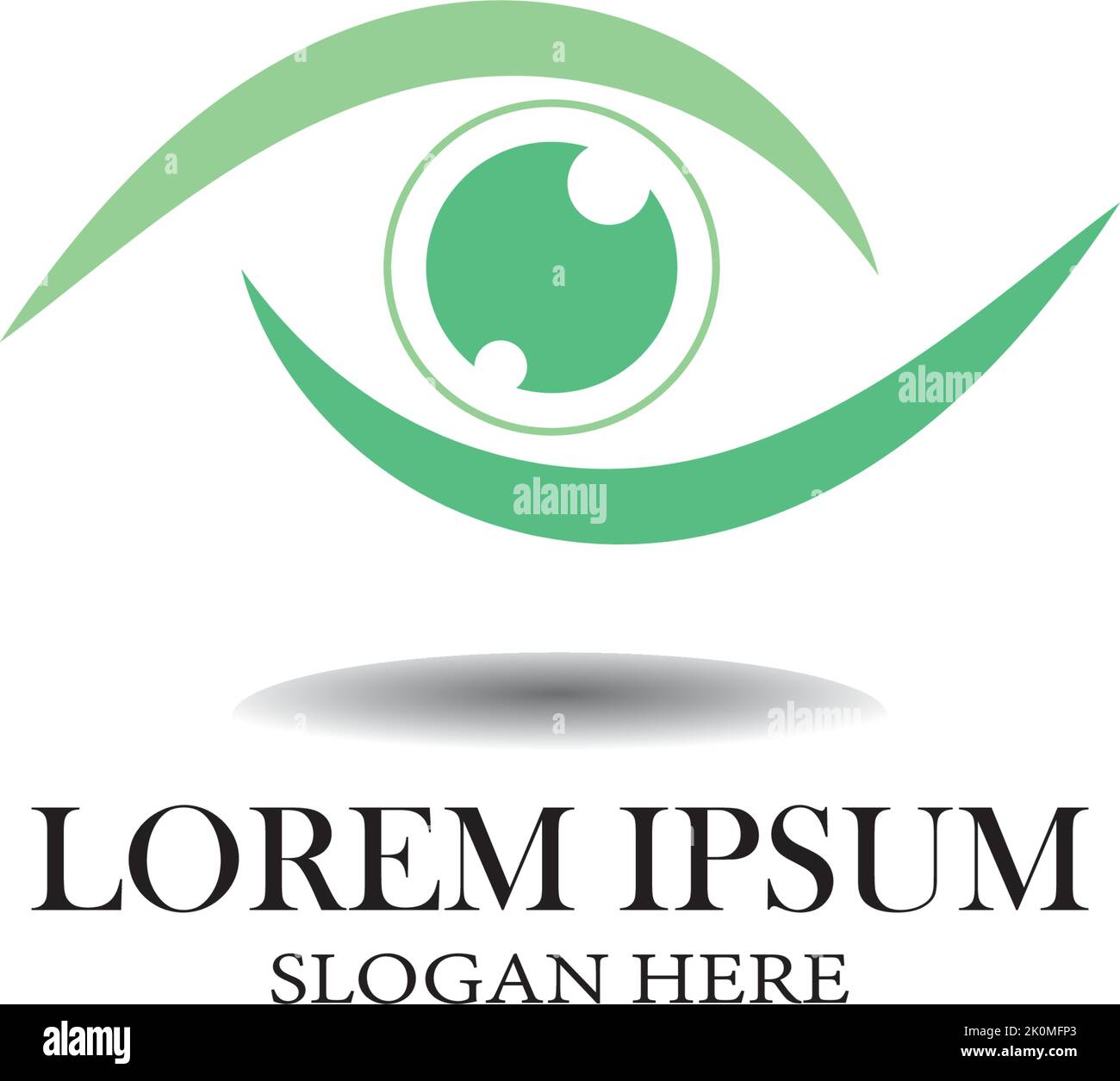 Eye care logo and symbols template vector icons app Stock Vector Image ...