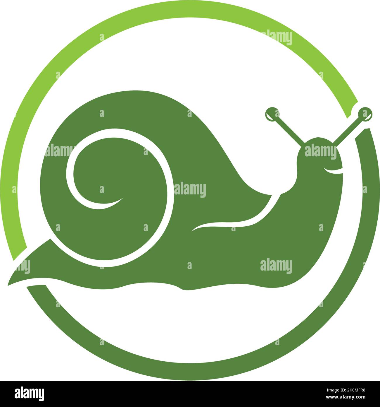 snail logo template vector icon illustration design Stock Vector