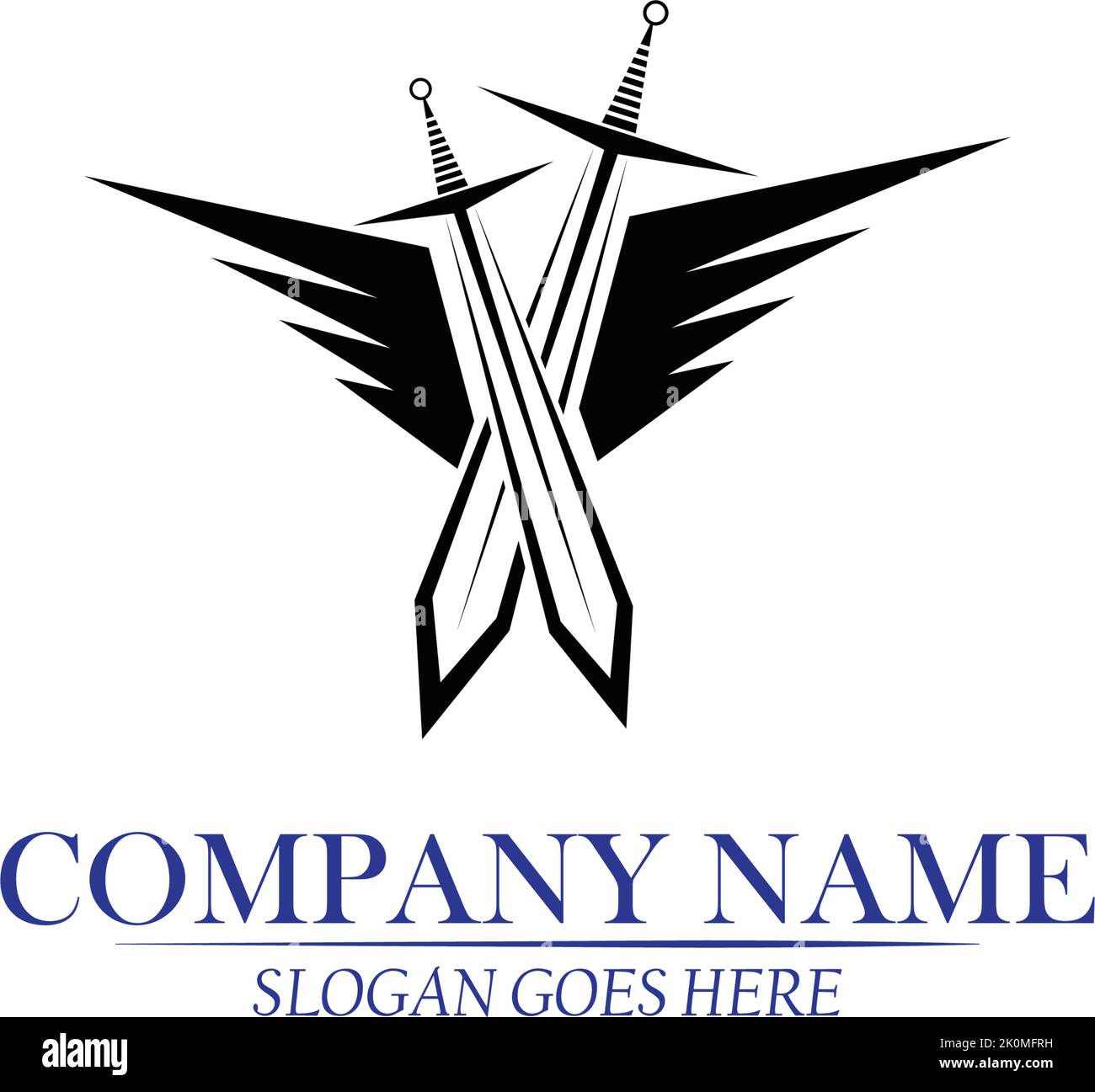 Winged shield Stock Vector Images Alamy