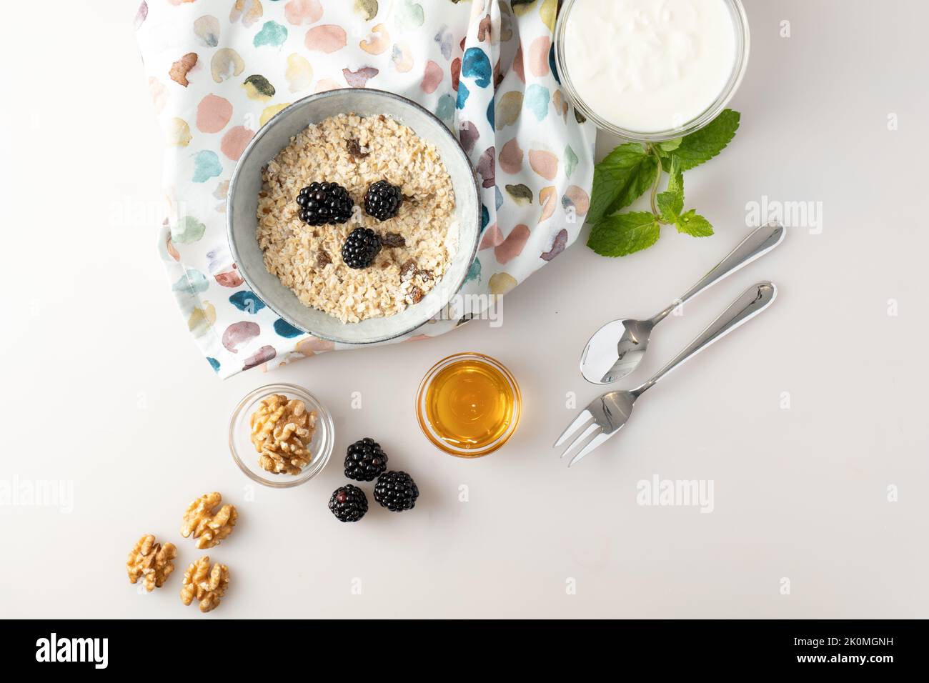 delicious muesli - a perfekt start of your day Stock Photo