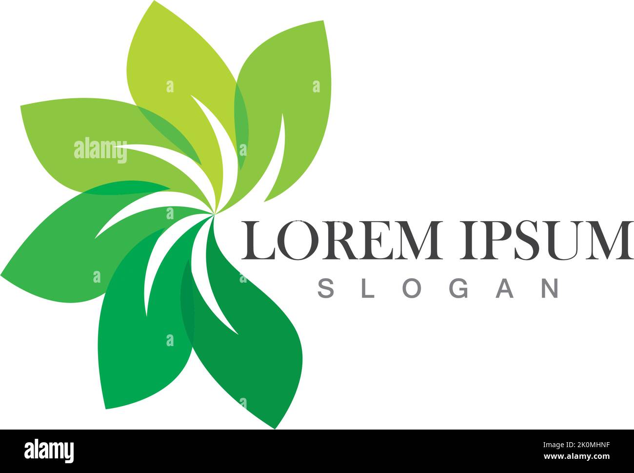 Nature leaf icon logo vector template Stock Vector Image & Art - Alamy