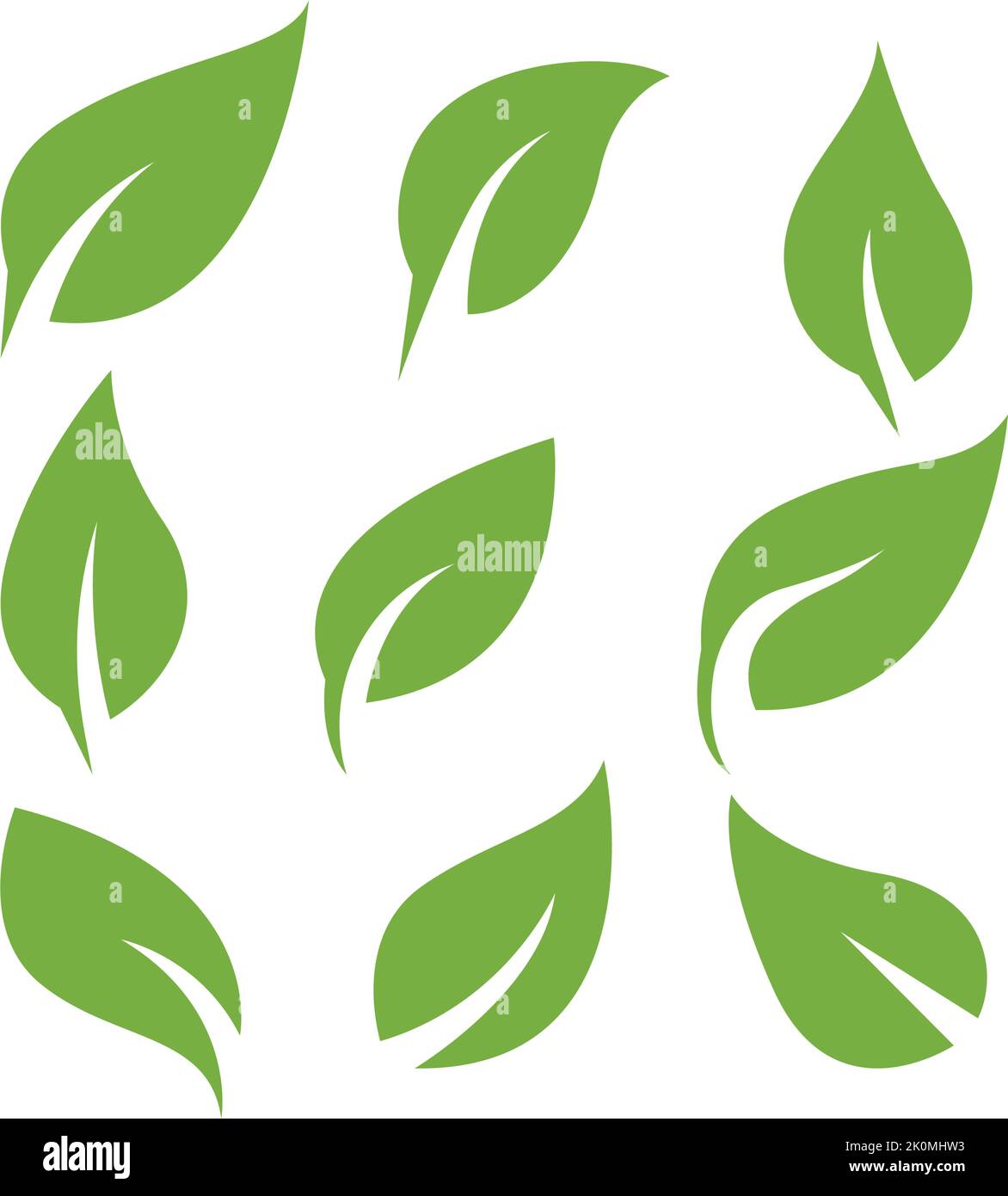 Nature leaf icon logo vector template Stock Vector Image & Art - Alamy