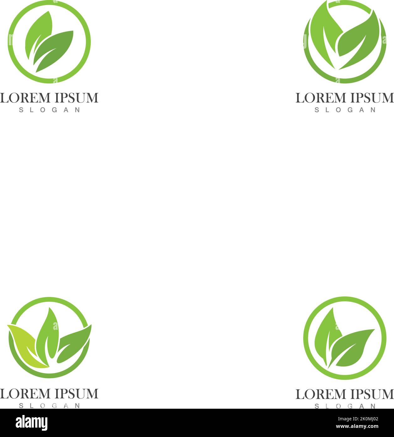 Nature leaf icon logo vector template Stock Vector Image & Art - Alamy