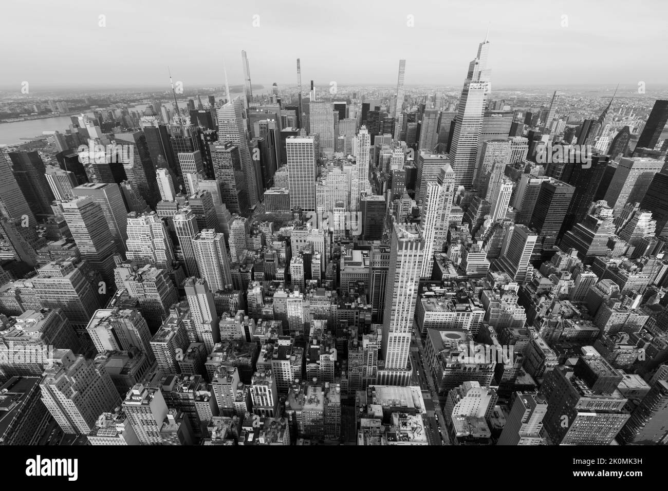 A black and white cityscape with skyscrapers Stock Photo - Alamy - Black And White Cityscape