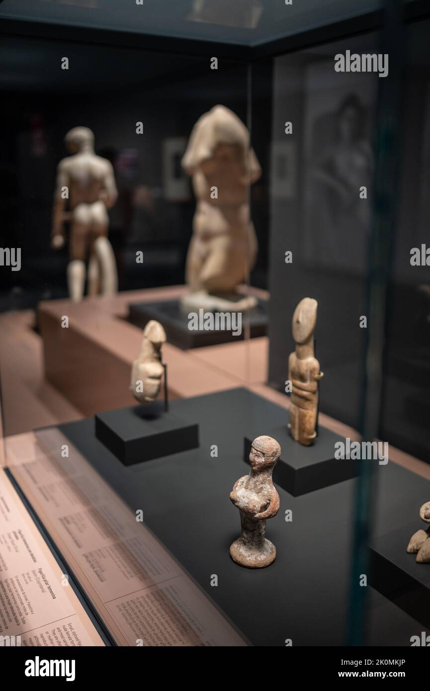 'The Human Image' exhibition at Caixa Forum in collaboration with The British Museum, Zaragoza, Spain Stock Photo