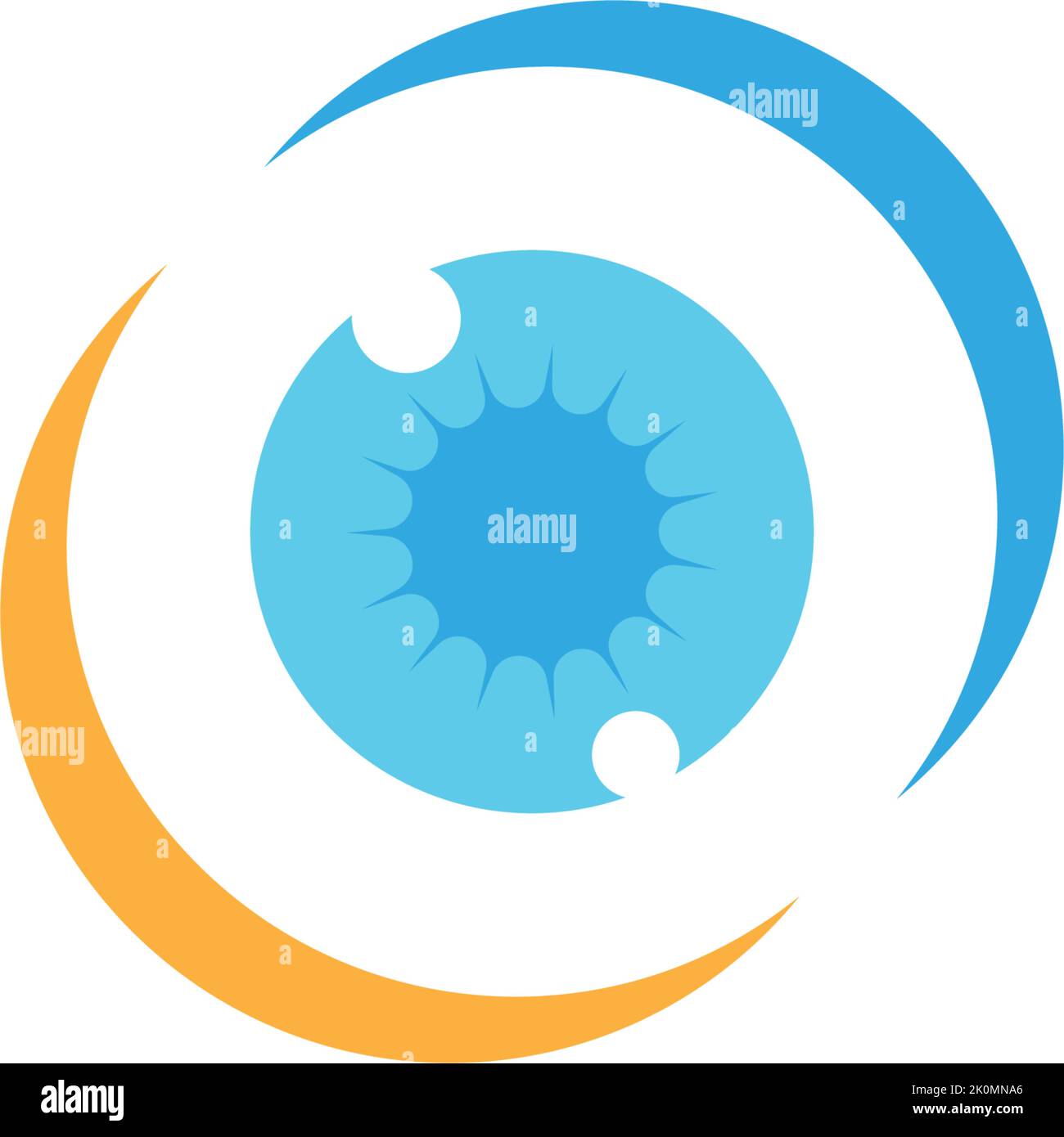 Branding Identity Corporate Eye Care vector logo design icon Stock ...