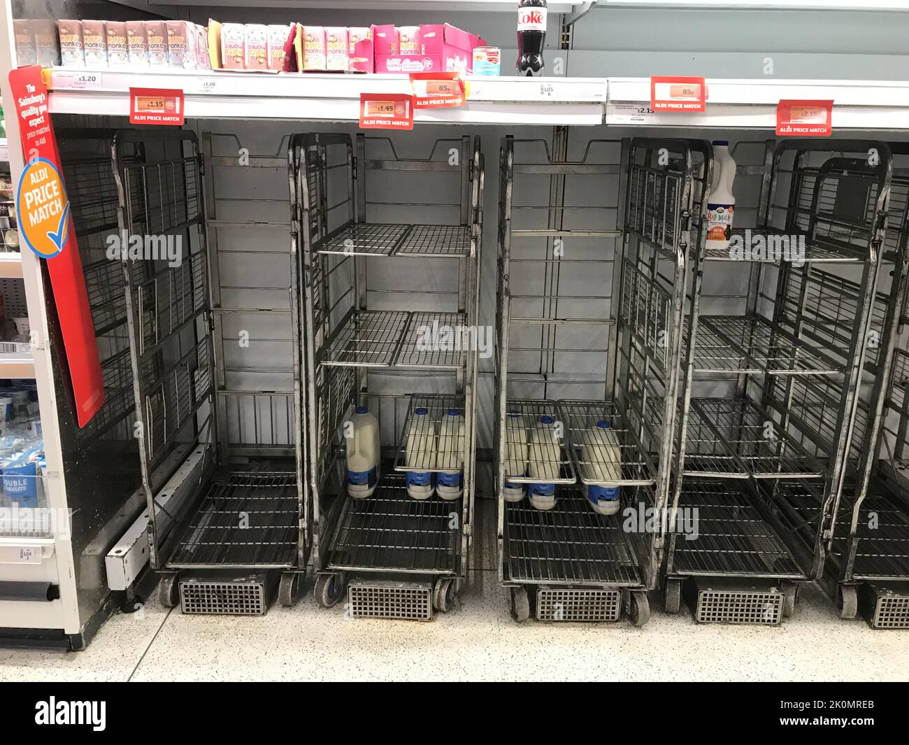 Maidstone UK 12th September 2022 Sainsbury