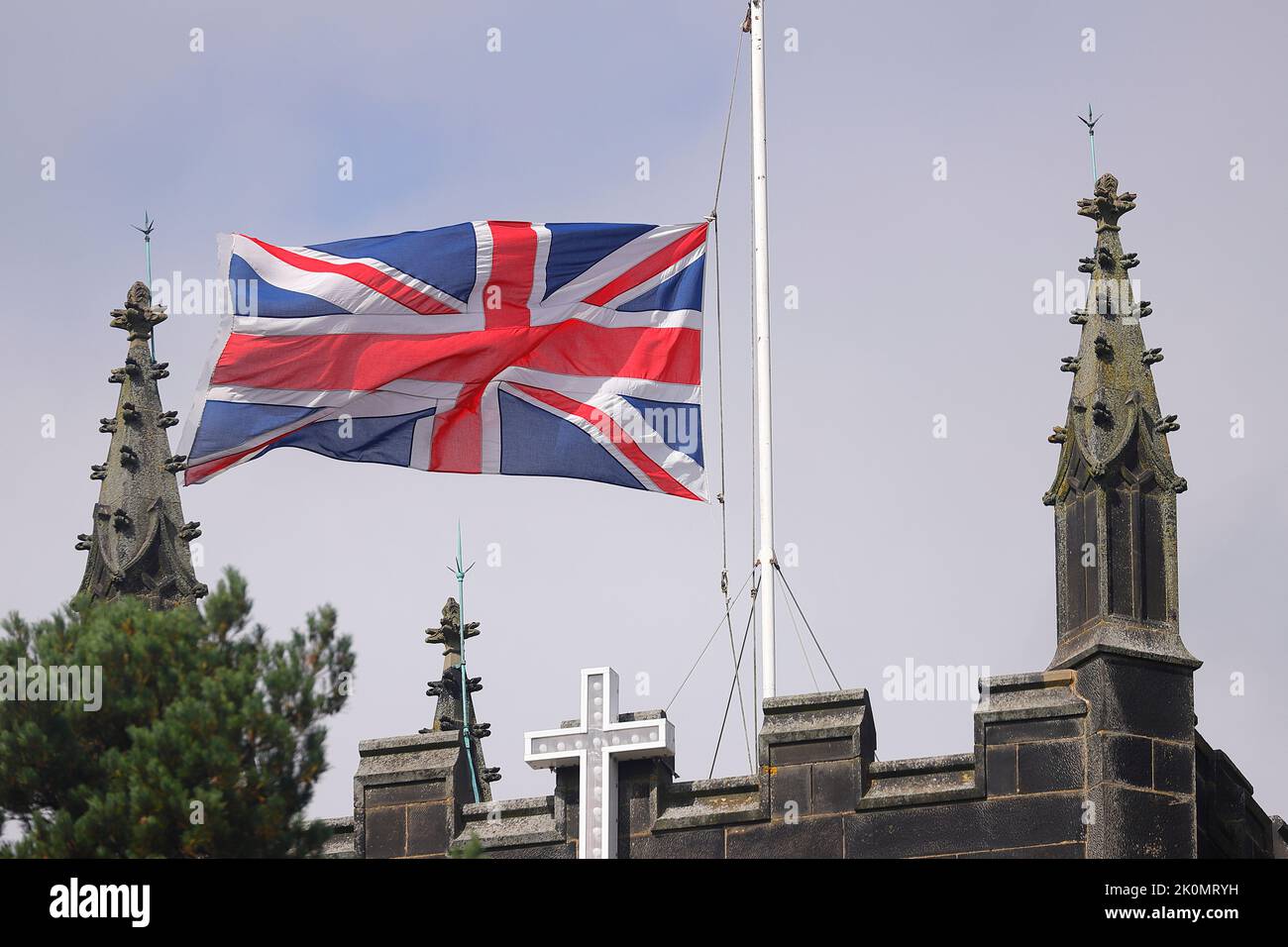 Flags flying for the queen hires stock photography and images Alamy