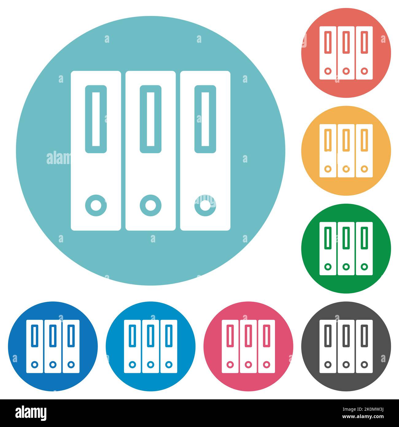 Binders icons in color hi-res stock photography and images - Alamy