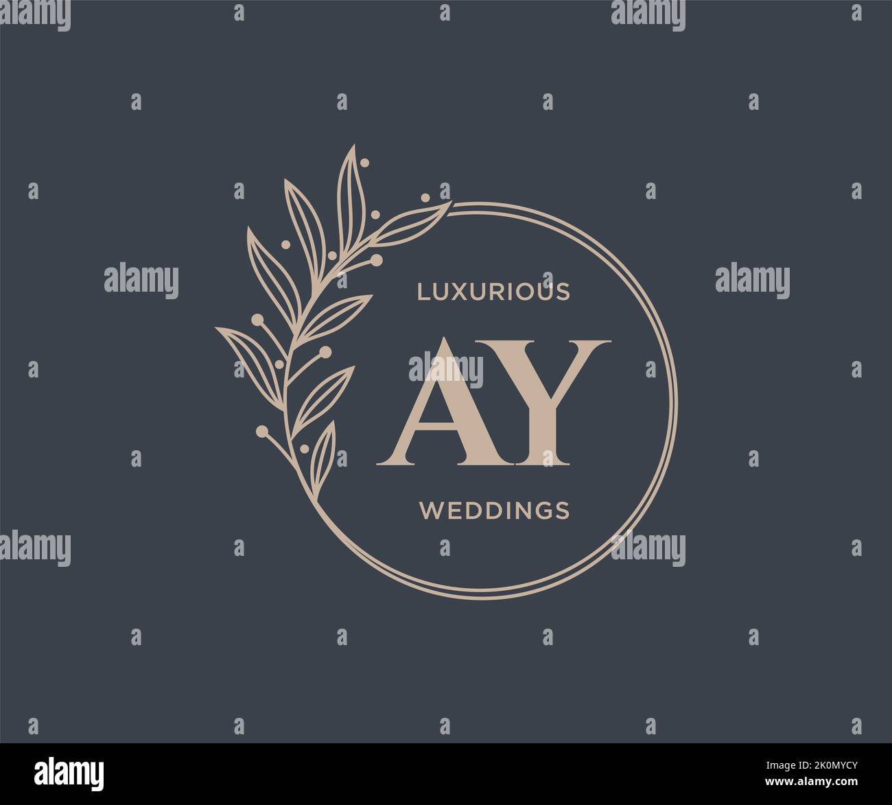 AX Initials letter Wedding monogram logos template, hand drawn modern minimalistic and floral templates for Invitation cards, Save the Date, elegant Stock Vector