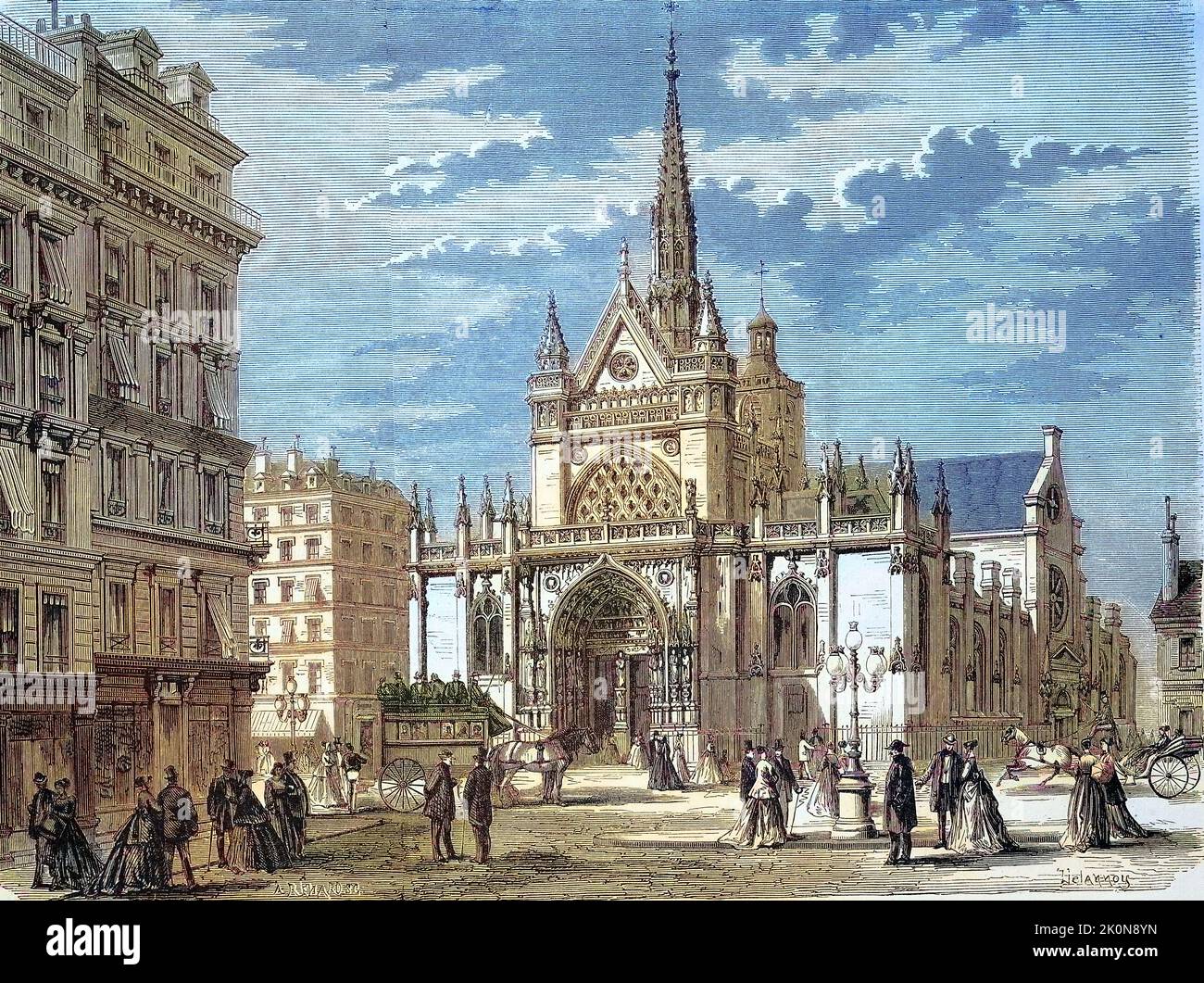 Die katholische Pfarrkirche SaintLaurent in Paris wurde im 15