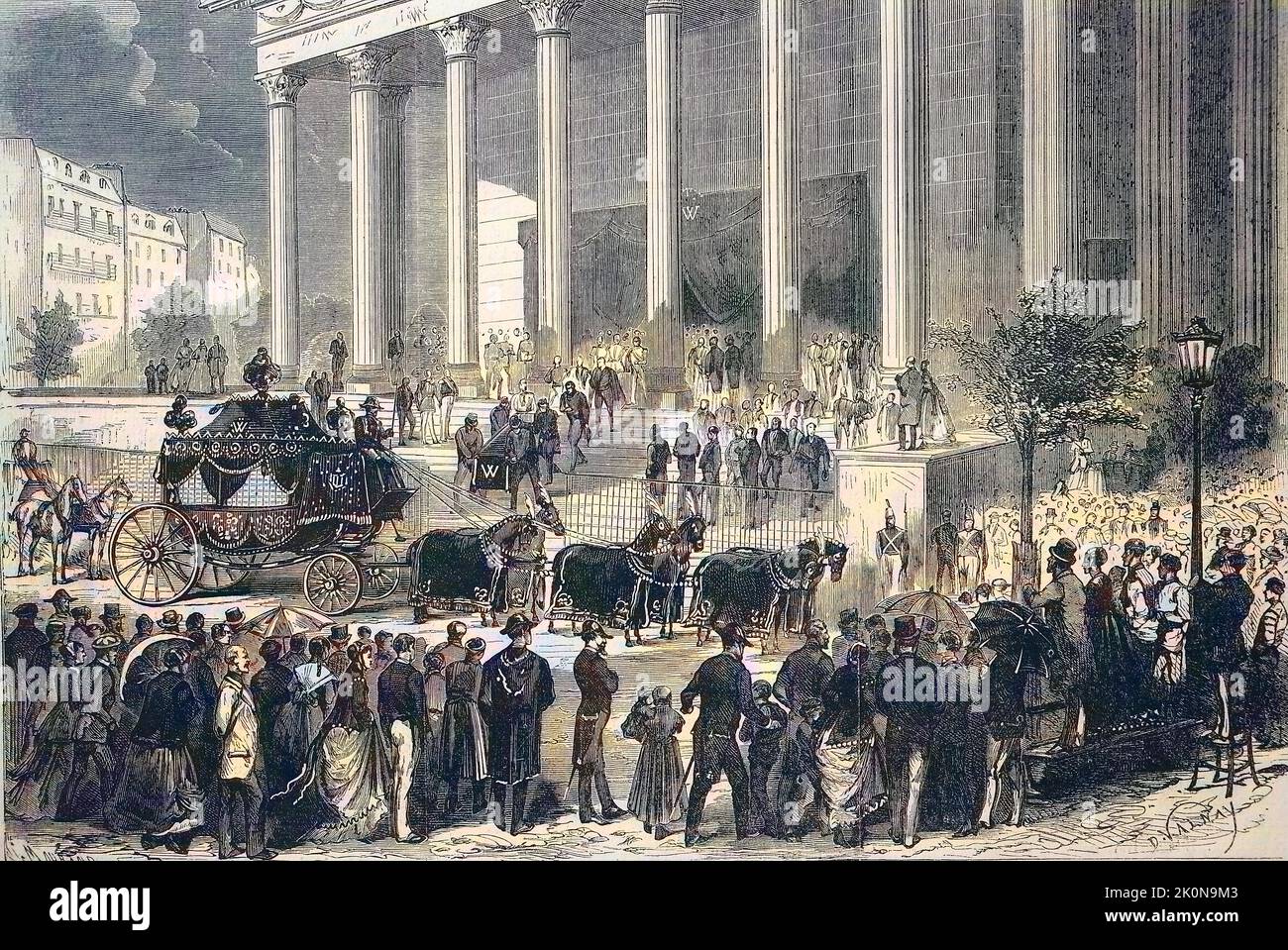 Beerdigung des Alexandre Florian Joseph Graf von ColonnaWalewski (4