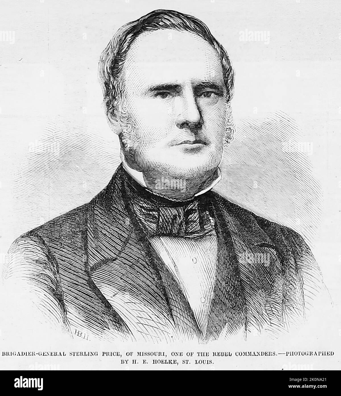 Portrait of Brigadier General Sterling Price, of Missouri, one of the