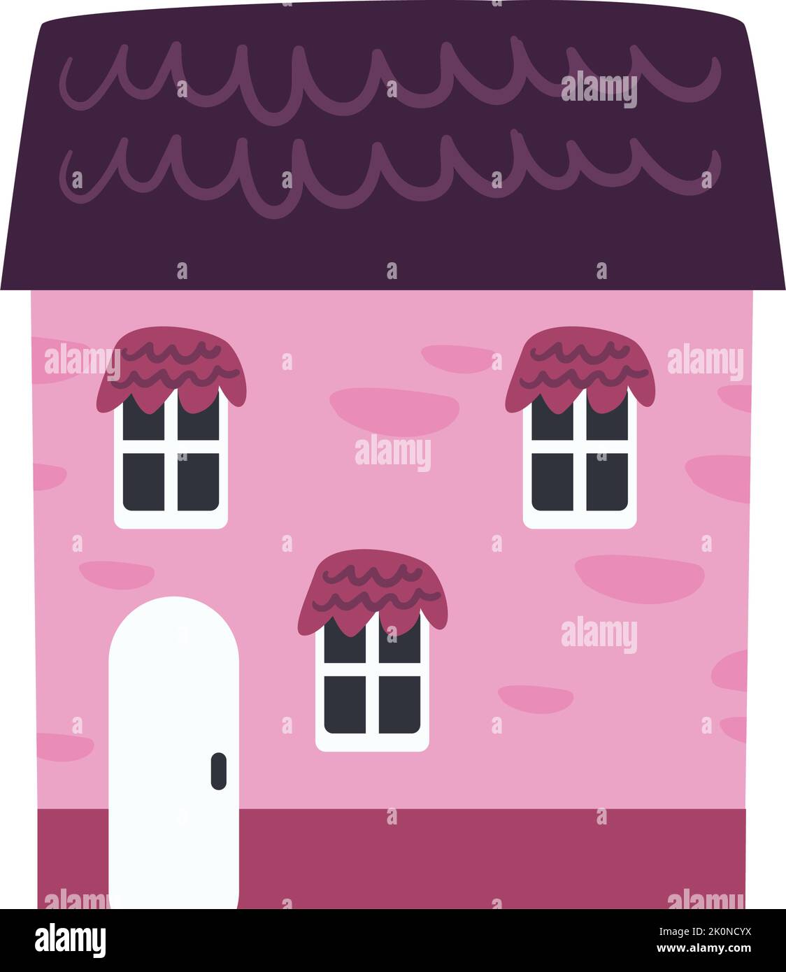flat pink house Stock Vector Image & Art - Alamy