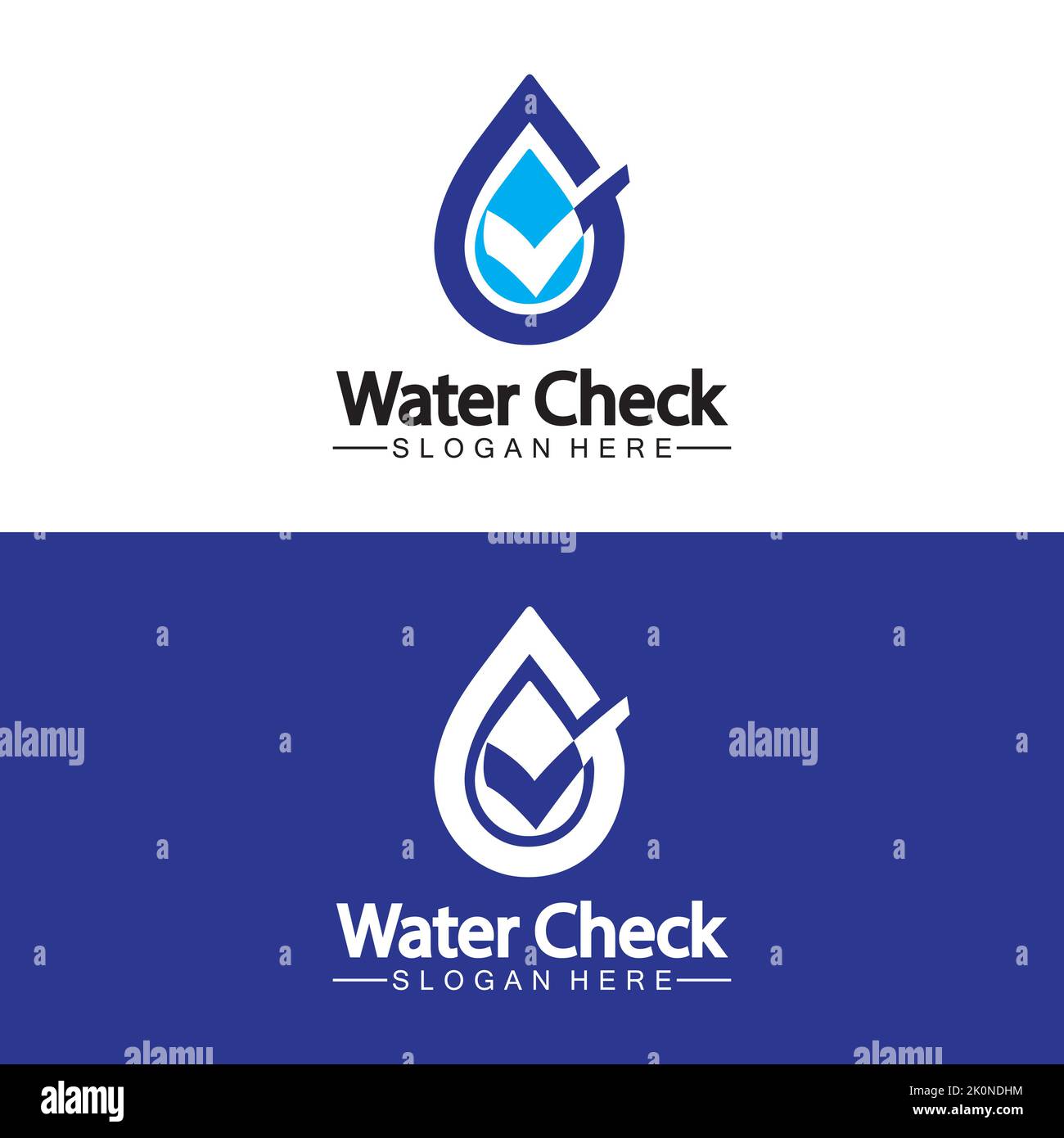 water drop check logo vector icon illustration Stock Vector Image & Art ...