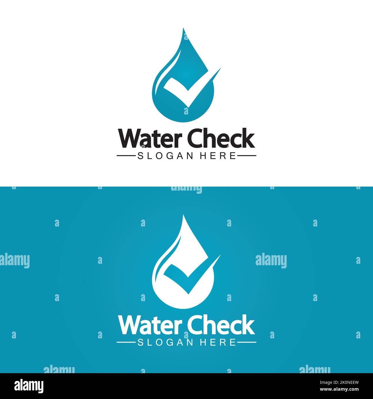 water drop check logo vector icon illustration Stock Vector Image & Art ...
