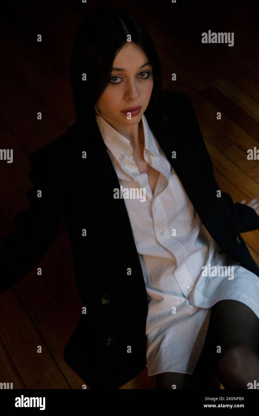 Actor Amanda Fix poses for a photo as she promotes the film "North of