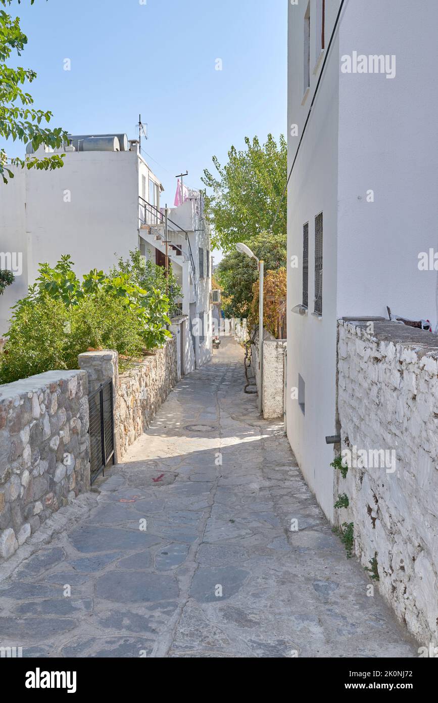 The old town of Bodrum, Turkey. City photos of the old town of Bodrum