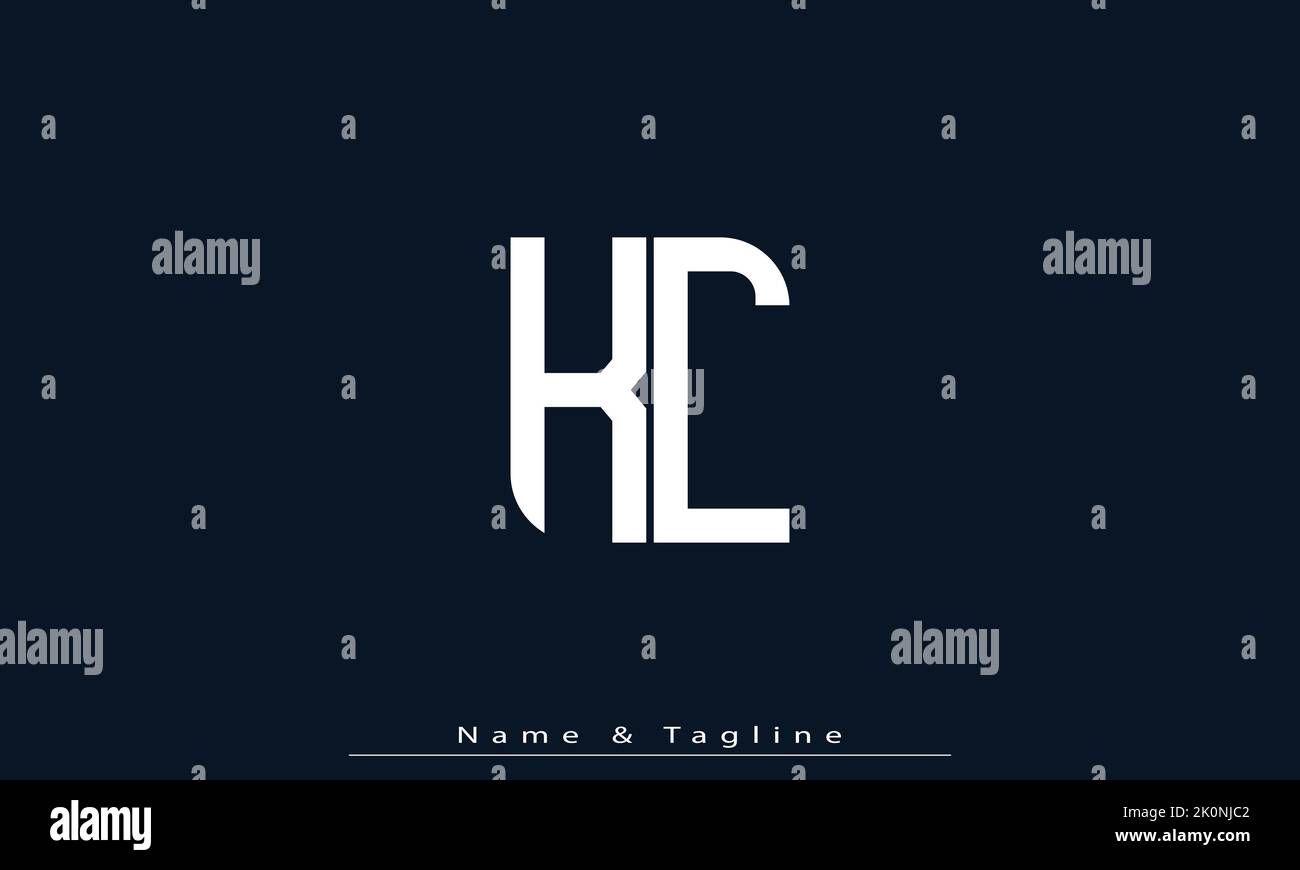 Alphabet letters Initials Monogram logo KC , CK Stock Vector
