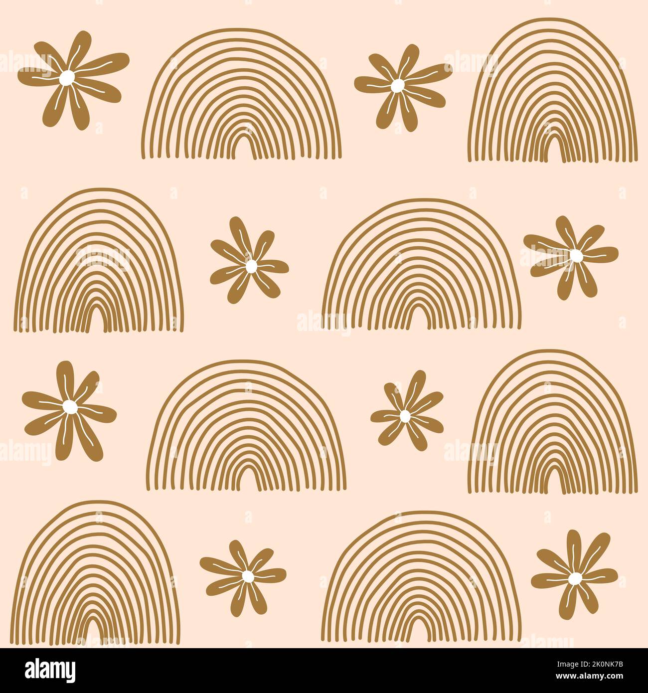 Abstract minimalist seamless pattern vector illustration with hand ...