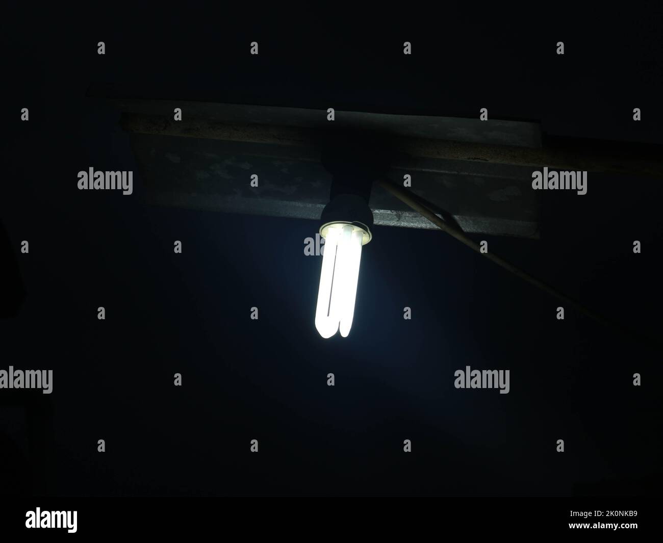 A bright light in the dark, depicting or illustrating the truth in evil