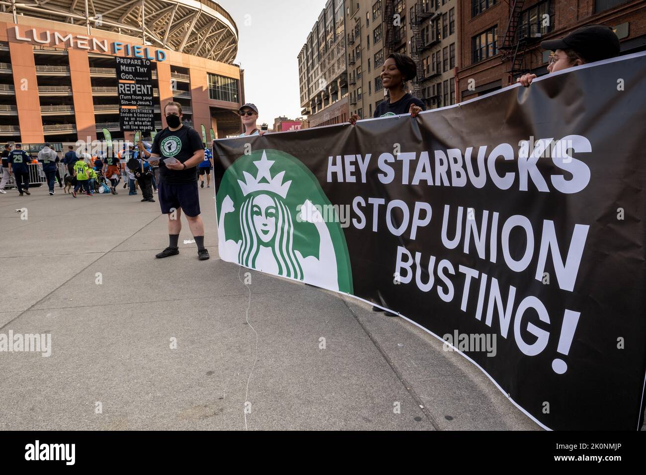 Starbucks chairperson hires stock photography and images Alamy