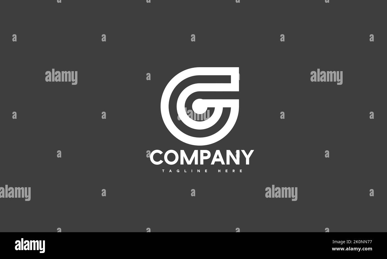 minimal-letter-g-logo-template-stock-vector-image-art-alamy