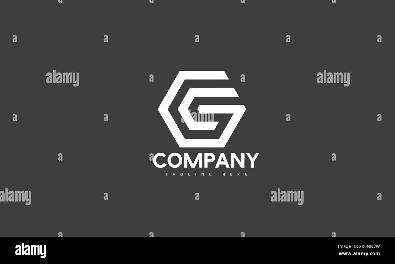 minimal letter G logo template Stock Vector Image & Art - Alamy