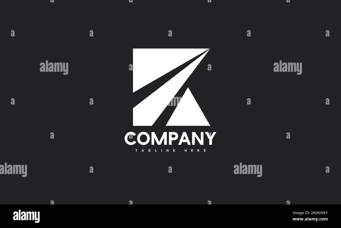 minimal letter K logo template Stock Vector Image & Art - Alamy