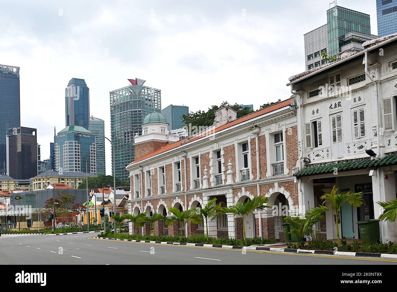 The refurbished Jinrikisha Station, Singapore's former rickshaw depot