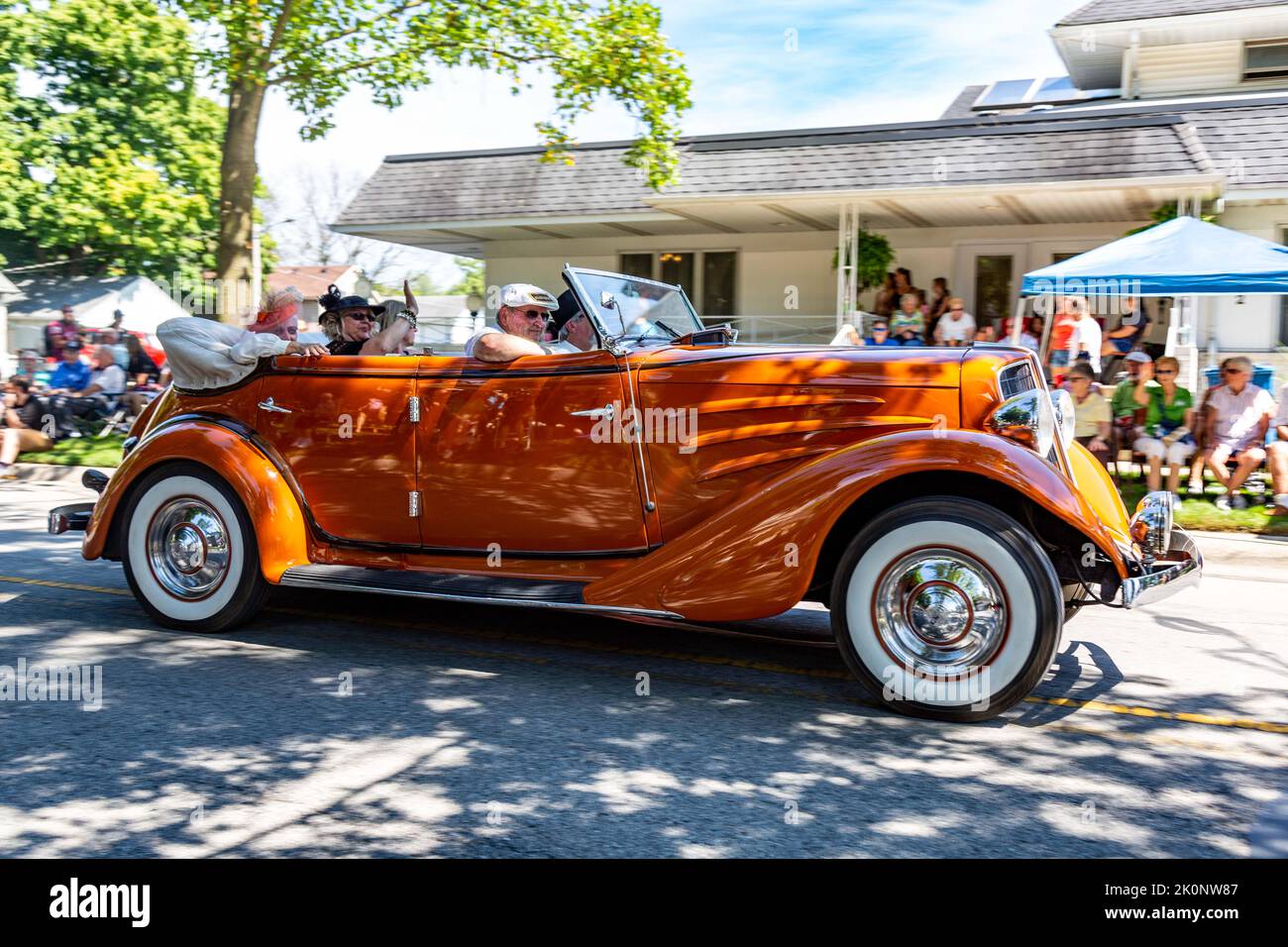 Antique orange 1934 auburn 652y phaeton lf hi-res stock photography and ...