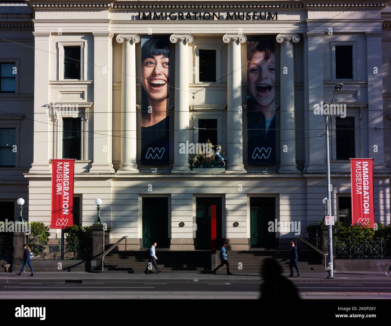 Melbourne's Immigration Museum. Stock Photo