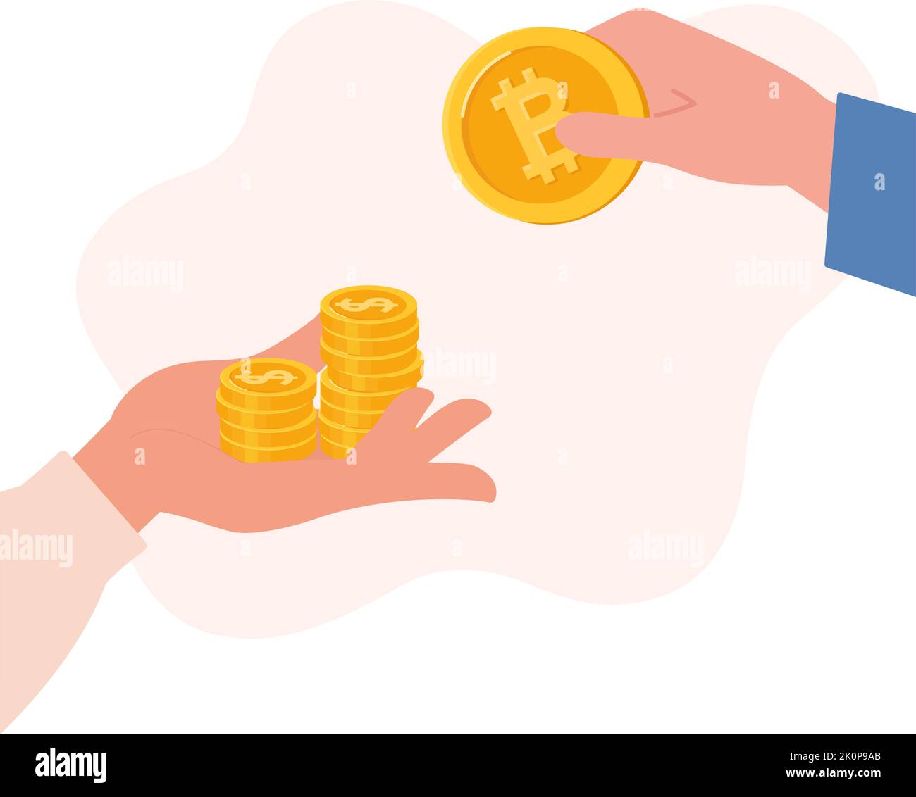 Currency market hands Stock Vector Images - Alamy