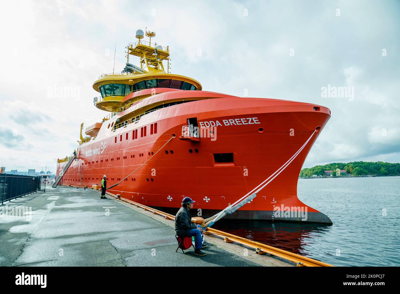 Oslo 20220912.The Norwegian offshore wind ship 