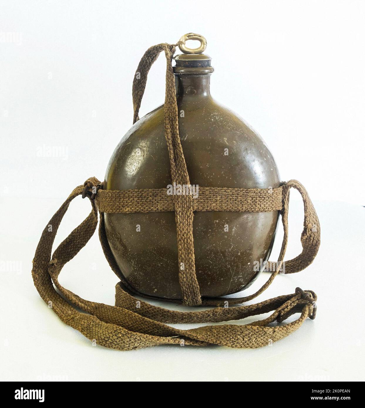 WW2  Japanese Imperial army water bottle canteen Stock Photo