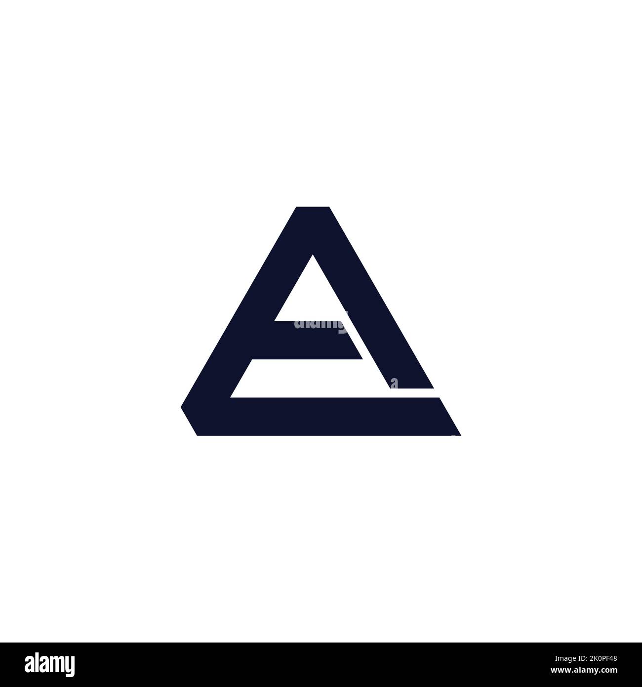letter ta triangle geometric simple logo vector Stock Vector