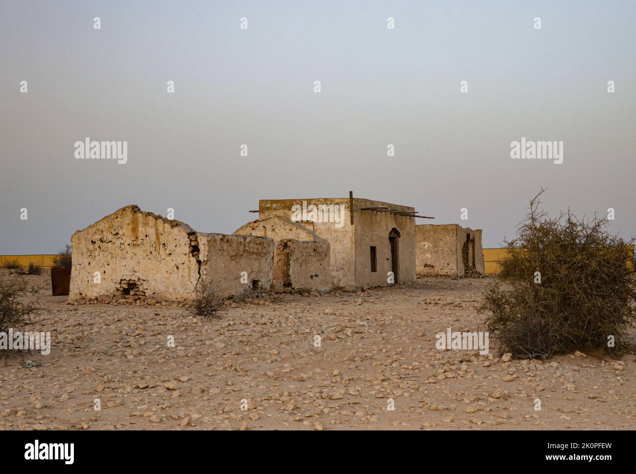 The old abandoned houses in the desert Stock Photo - Alamy