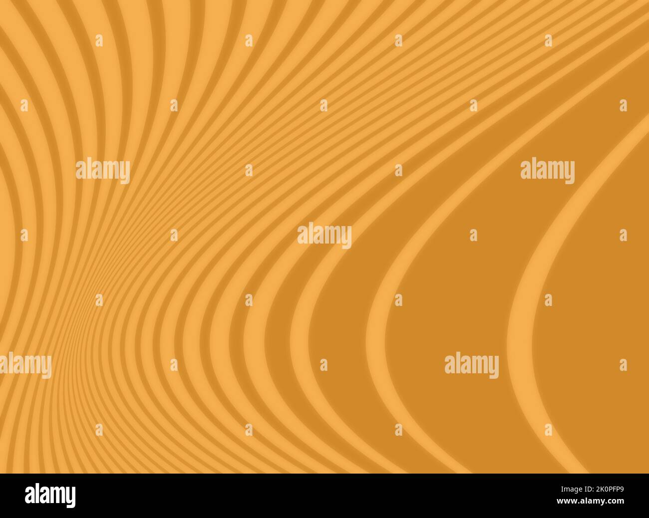 Orange waves abstract background - stock illustration Stock Photo - Alamy
