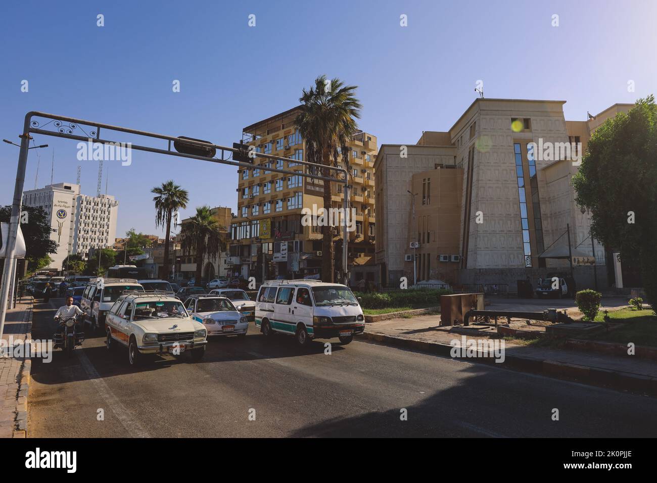 Egyptian Local Building in Aswan city, Egypt Stock Photo Alamy