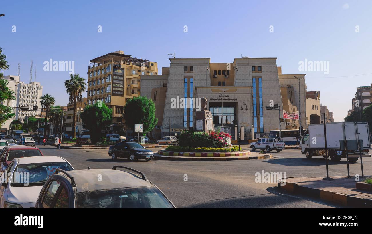 Egyptian Local Building in Aswan city, Egypt Stock Photo Alamy